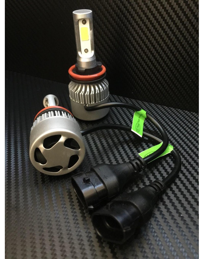Kit D'ampoules LED H11 Mtech Avec Technologie Osram - 2 Ampoules, 80W, 6500K